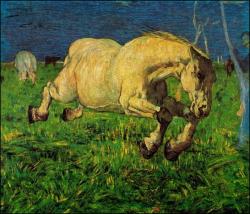 cavetocanvas:Giovanni Segantini, Cavallo al galoppo, n.d.