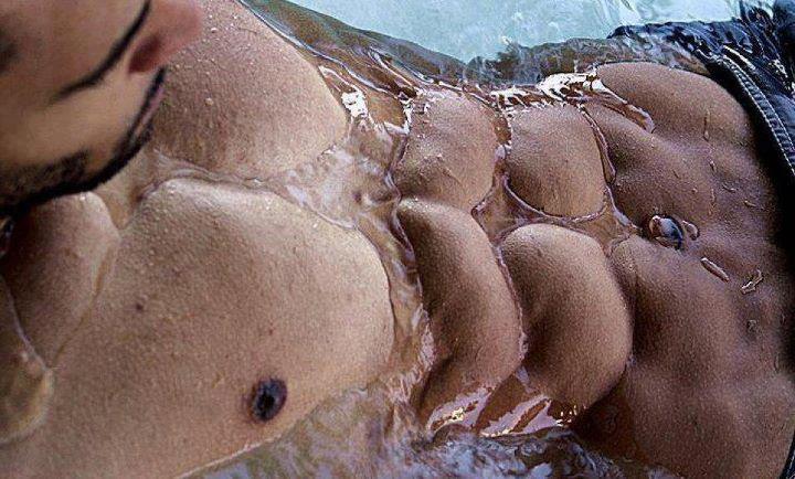 FULLY RIPPED ABS.