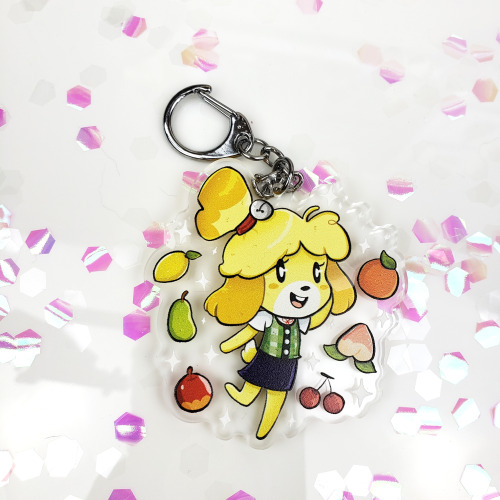 My Isabelle keychains and waterproof stickers are here!Etsy  |  Instagram