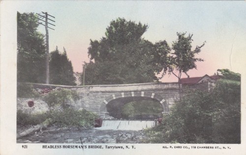 the-two-germanys:Headless Horseman’s Bridge, Tarrytown, N.Y.Postcard, United States of America.