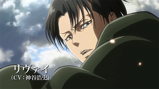 The main characters of the A Choice with No Regrets OVA Part 2  Yes, Levi smirks