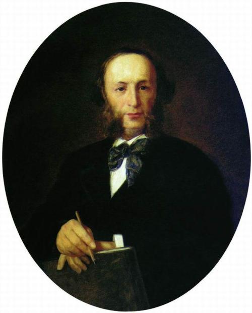 Portrait of the Artist I.K. Aivazovsky, Ivan Kramskoi