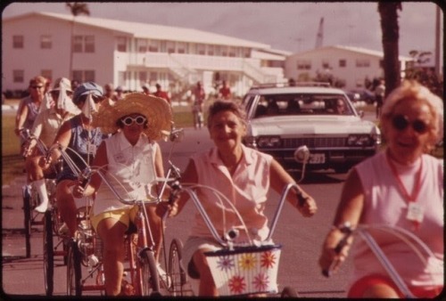 lemondeabicyclette:  Tricycle Club, 1970’s South Beach, Miami, Florida, US of A