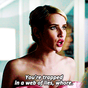 ohscreamqueens:   Chanel Oberlin in every episode » Ghost Stories (1x09)   