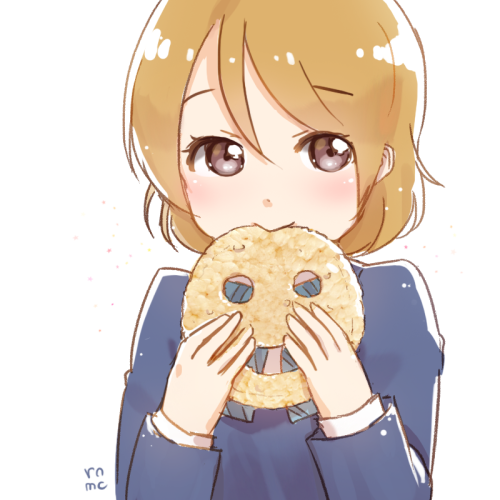 ポンガジャ(お菓子)を食べる花陽ちんらくがき   Original URL (Twitter)