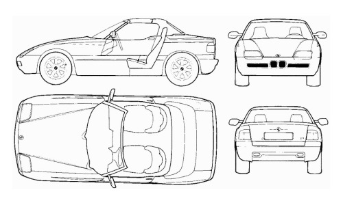 Harm Lagaays, BMW Z1, 1987. Photo © BMW.