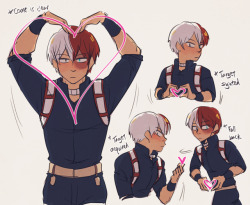 peachintea:denki had the time of his life coming up w hand signals for this mission