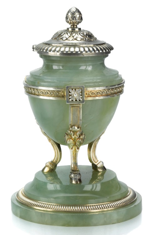 my-russia:Fabergé inkwells, early 20th century