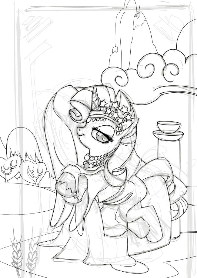 MLP-FiM Tarot Card ideas. the Fool, the Empress and the Hermit. 