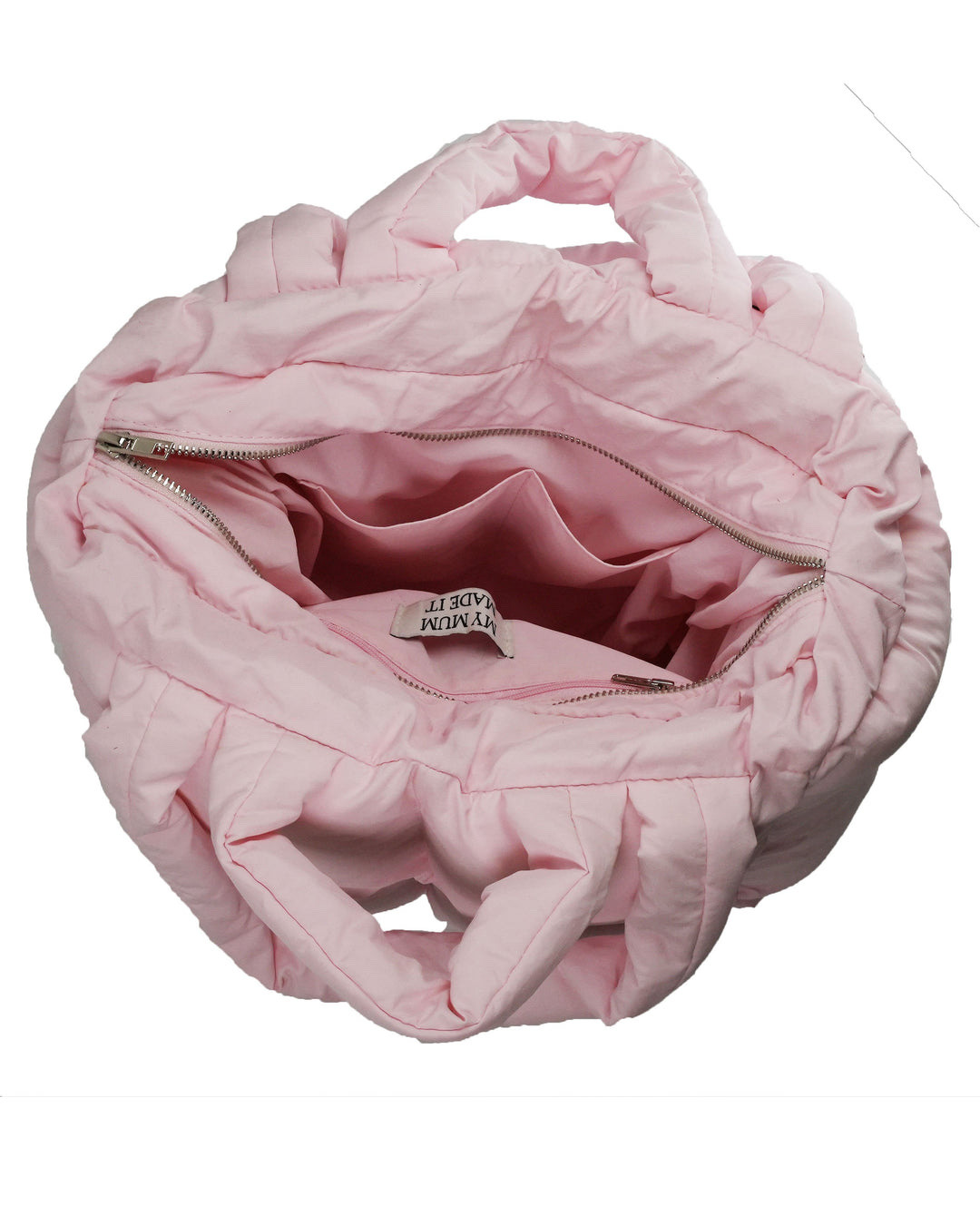 Scorpio Vixen — my mum made it pink puffer tote bag