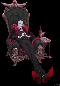 spoopy-gaster:  madiithepand0rk:  magearchivist:  Gaster comfortably lounging in his luxurious armchair. (Is that wine or bottled blood?)  source   Hnnnnng….  I CAME