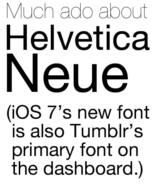 neue helvetica font iphone