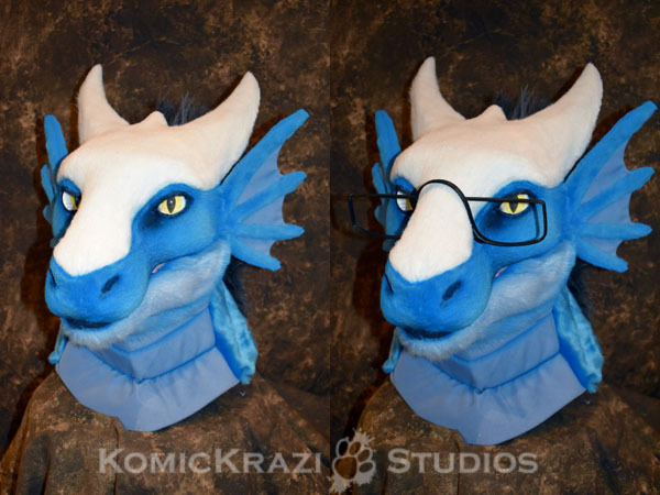 Curus the Dragon Commission piece. This guy features removable wings and Digi padding, and a hidden chest pocket for 