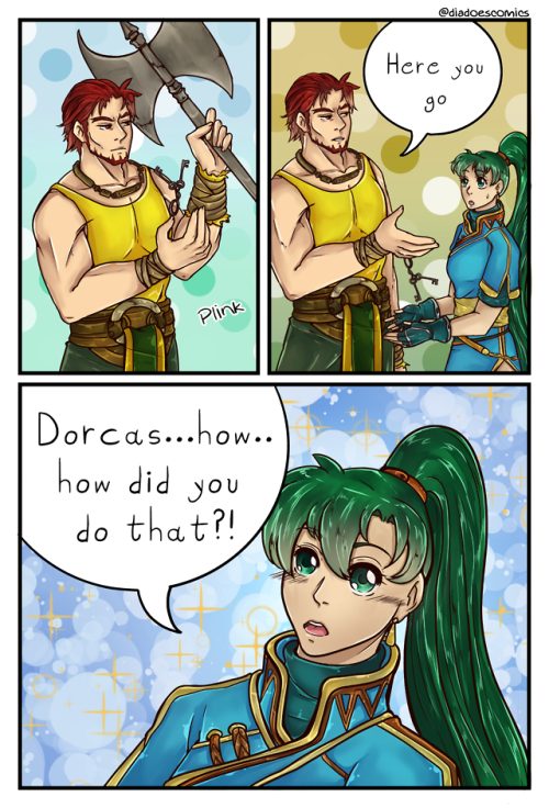 diadoescomics: Did you know that in fe7, tomahawks are basically really sharp boomerangs? This actu