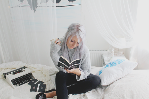 reading in bed