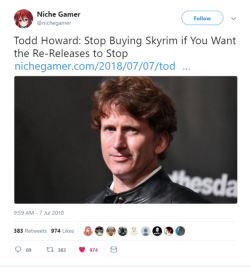 Even Todd Is Smarter Than The Average Skyrim Owner.