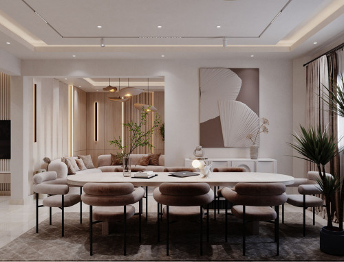 

Elegant Beige And Brown Interiors With Modern Flair