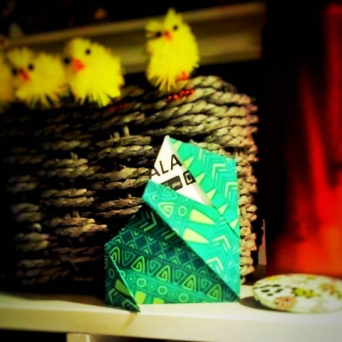 #LALALAB #origami #green #dinosaur