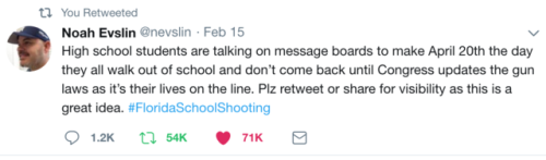 erikchillmonger: in response to the recent mass school shooting in florida high schoolers nationwide