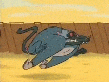 moonmanunit42:  - The Ren & Stimpy Show, “A Yard Too Far” (1993, Bob Camp)