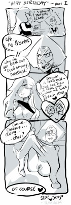 sexyshoujo:  PART 1.   I want to post this before the Steven Bomb ruins my head canon lol   &lt;3 &lt;3 &lt;3
