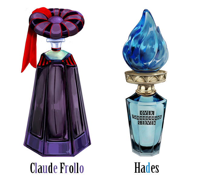 ca-tsuka:  ca-tsuka:“Disney Villains Perfume” by japanese artist Ruby Spark.