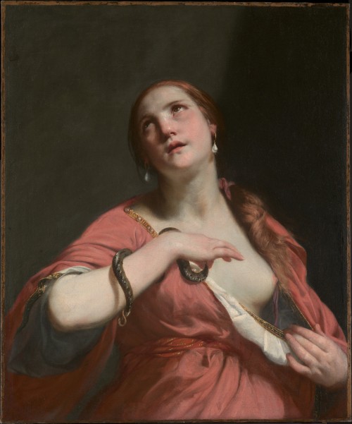 The Death of Cleopatra (c.1645-1655). Guido Cagnacci (Italian, 1601-1663). Oil on canvas. Met. The s