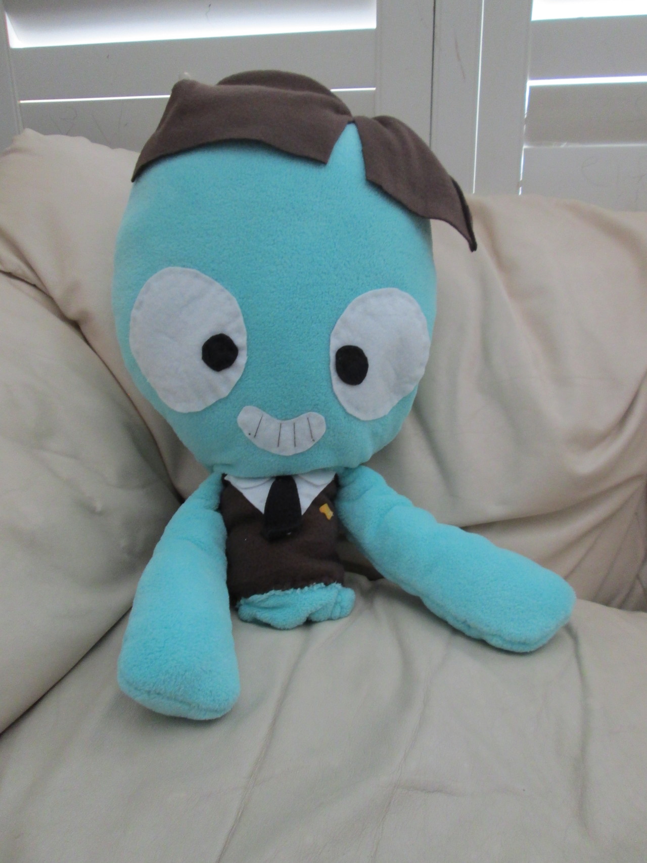 F Yeah, Fish Hooks! — toldentops: Plush I made recently! He's