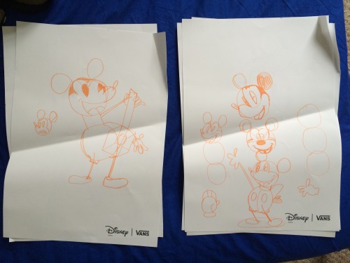 Here’s a few of my attempts at Mickey and the fam at such a fun Disney character drawing workshop at