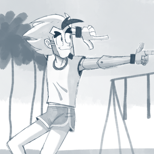 Another Arthur Doodle In 2D’s Little Outfit In The Humility Music Video…siiigh 