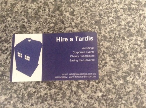 themondaynightwars:tomofgods:harrys-chamber-of-secrets-221b:‘Hire a Tardis Weddings Corporate Event