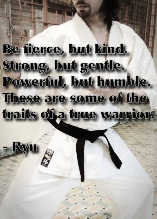 feiyueshoesaustralia:  Famous Martial Arts Quotes: Be fierce, but kind. Strong, but