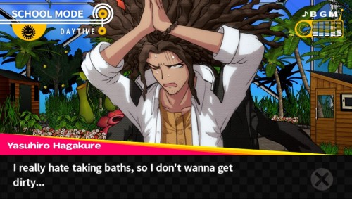 “Wanna do some gardening?”“I’m more of a detached observer. I really hate takingbaths, so I don’t wa