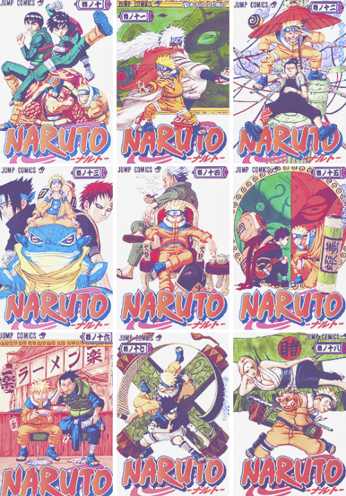 misakachan:  Naruto Manga Covers