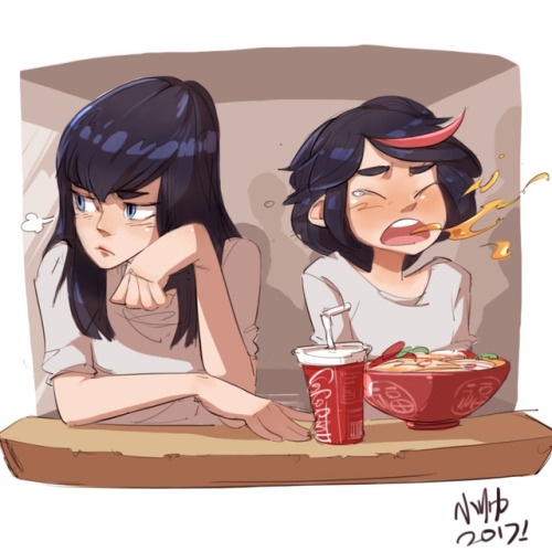 thetangles:★  PACE小帅  |  约会川辣面馆  ☆ ⊳ satsuki and ryuko (kill la kill) ✔ republished w/permission