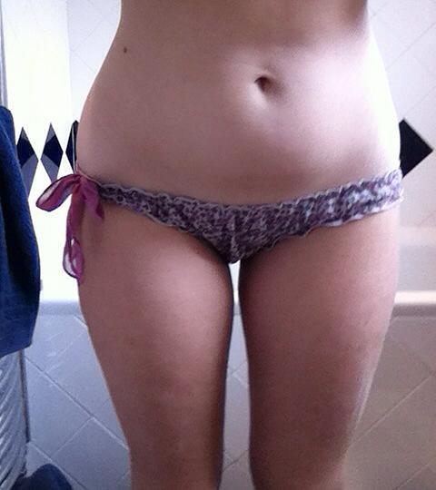 ends-at-the-nape:as requested by anon, a (very bad quality) front photo.i love this pair and took th