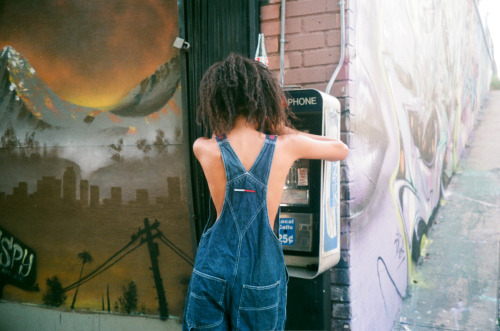 sarasani:Ama wearing vintage Tommy, Los Angeles 2015