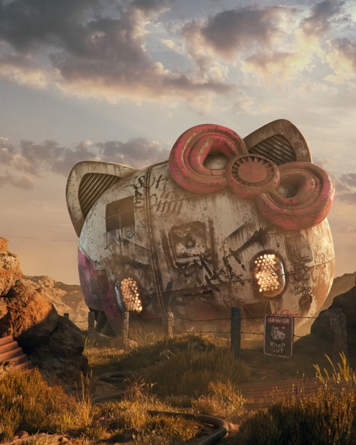 Filip Hodas aka Hoodass (Czech, based Prague, Czech Republic) - Pop Culture Dystopia  Digital Arts: 