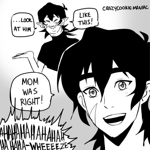 crazycookiemaniac: 1- if you’re wondering if Lance is going to be in all of my comics, then yo