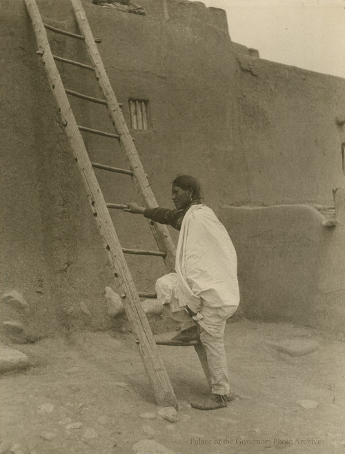 pogphotoarchives:Juan Montoya Jr., Taos Pueblo, New MexicoPhotographer: Carter H. HarrisonDate: 1914Negative Number: 146636