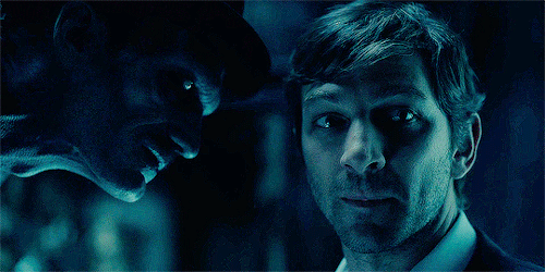 hillhousegifs:Fear. Fear is the relinquishment of logic. The willing relinquishment of reasonable pa