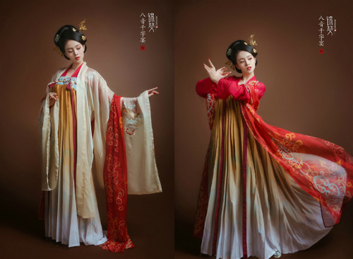 Traditional Chinese hanfu by 锦瑟衣庄