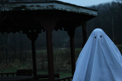 boybog:  i made my dad dress up as a ghost