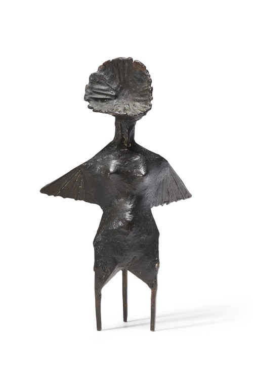 ochyming:Lynn Chadwick   1914-2003Winged Girl I, 1970  Bronze with black patina 13 x 7½ x 5¼ in. | 3