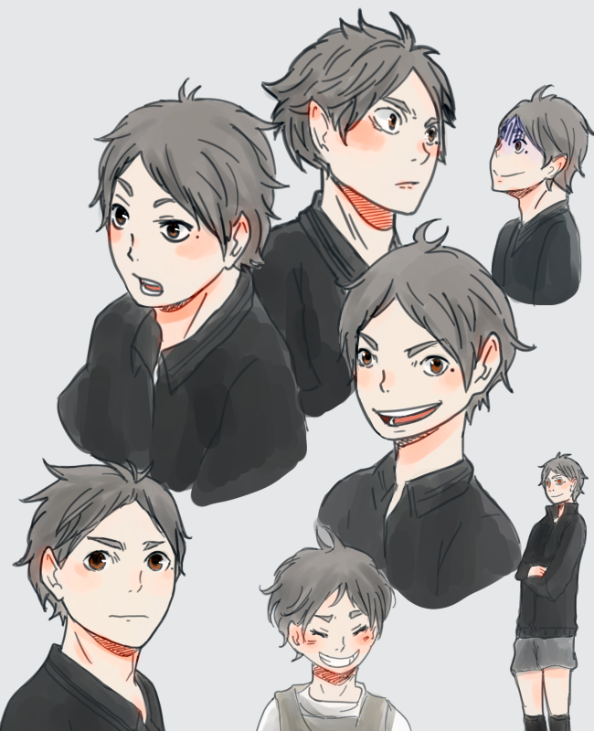 A bit of Sugawara panel redraws &amp; scribbles i would just redraw each panel