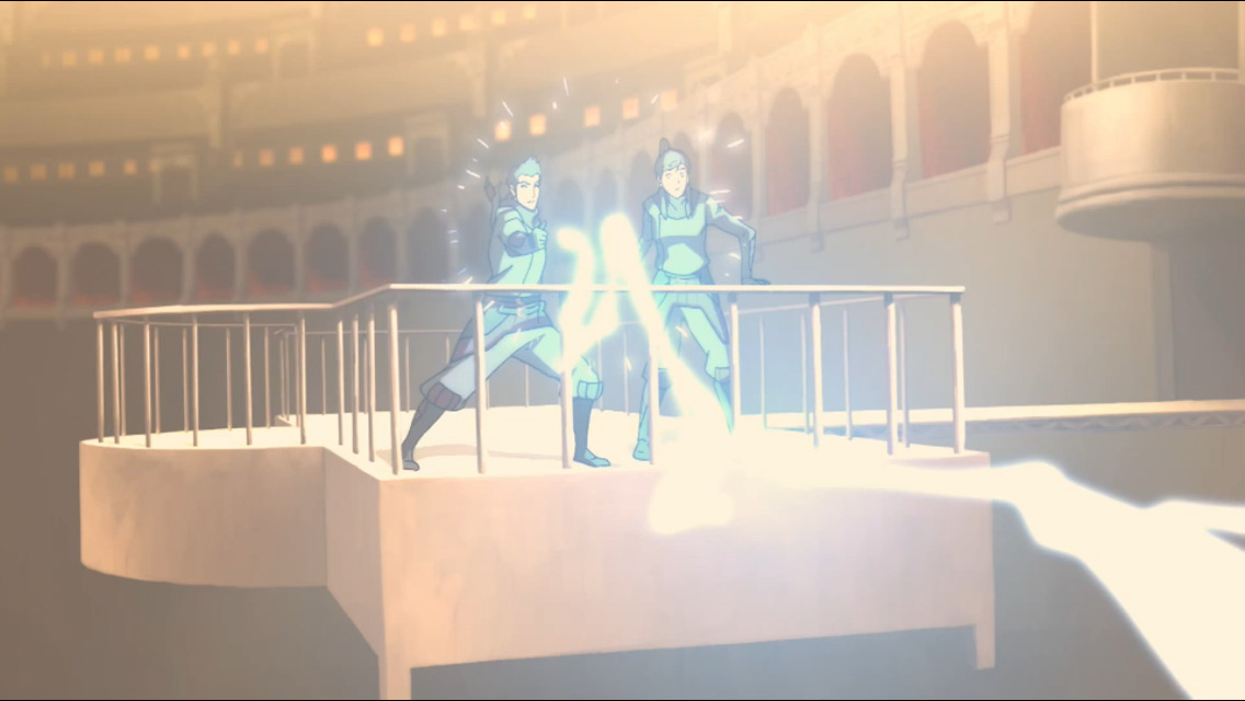 thebestofkorra:   Mako + Lightning bending  I’ve seen a few people express dislike