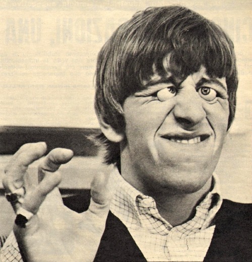 Ringo Starr, George Harrison & Paul McCartney.