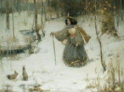 art-is-art-is-art:  The Snow Queen, Thomas Bromley Blacklock