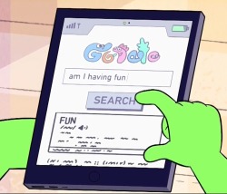 peridonomatopoeia:  giving peridot a tablet was a stroke of storytelling genius such an excellent way of showing us her thoughts and feelings and how she processes and deals with the world around her and what does and doesn’t come natural to her and