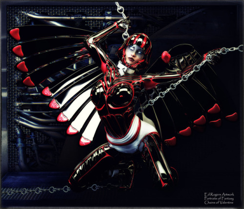 Another Maschinenmensch inspired image, this was done for Valentines day, the Android designed for p